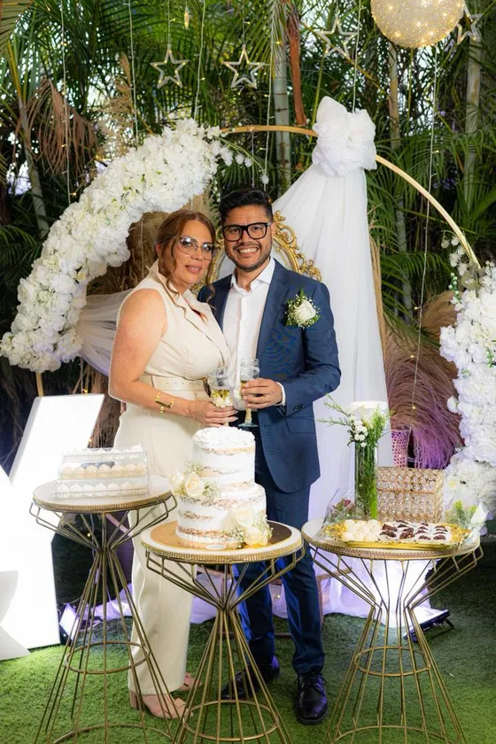 Mesa decorada para evento privado en Casita de Chuao